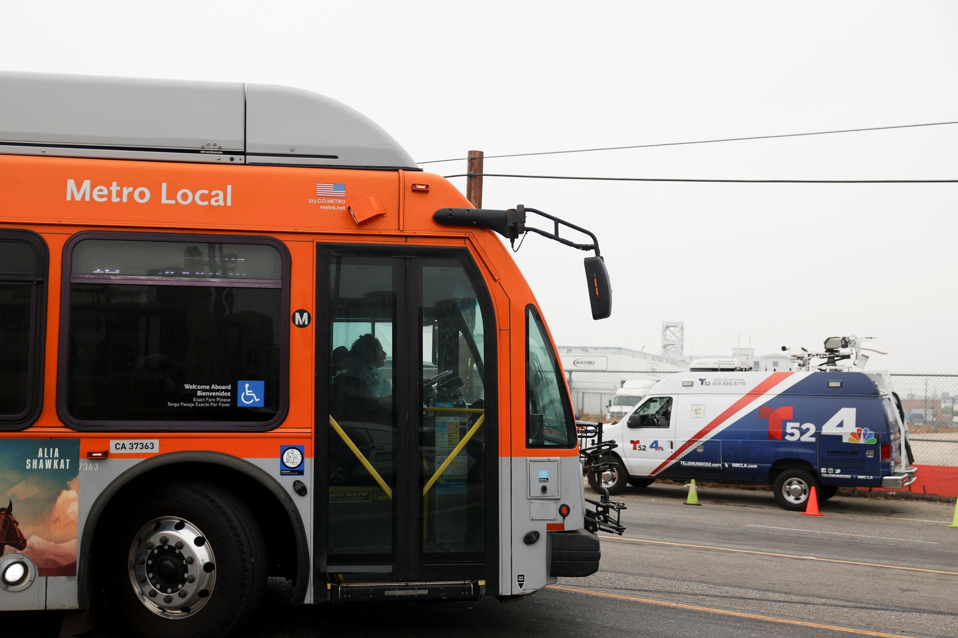 PHOTO: Los Angeles Bus Hijacked