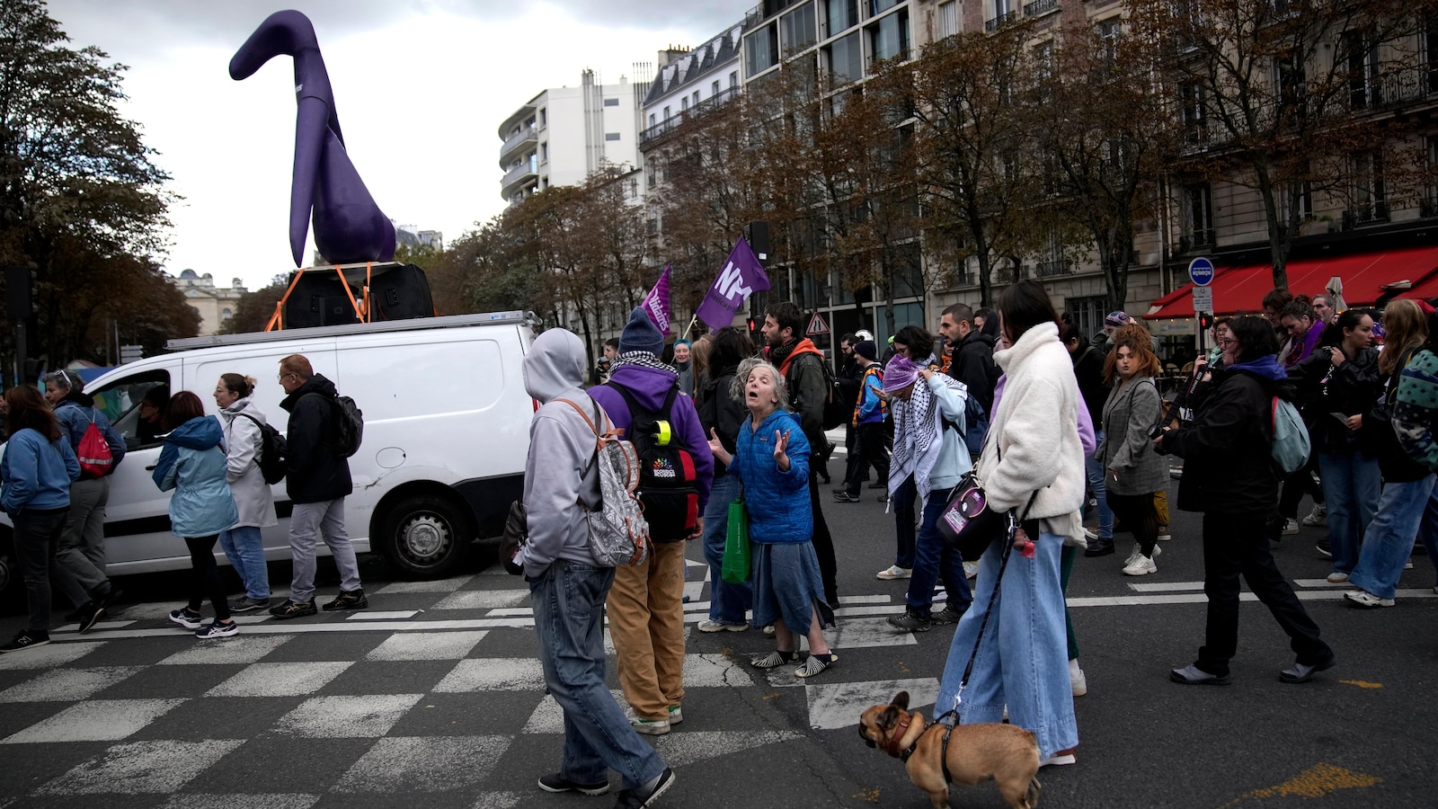 Supporters gather in Paris for global abortion rights rally