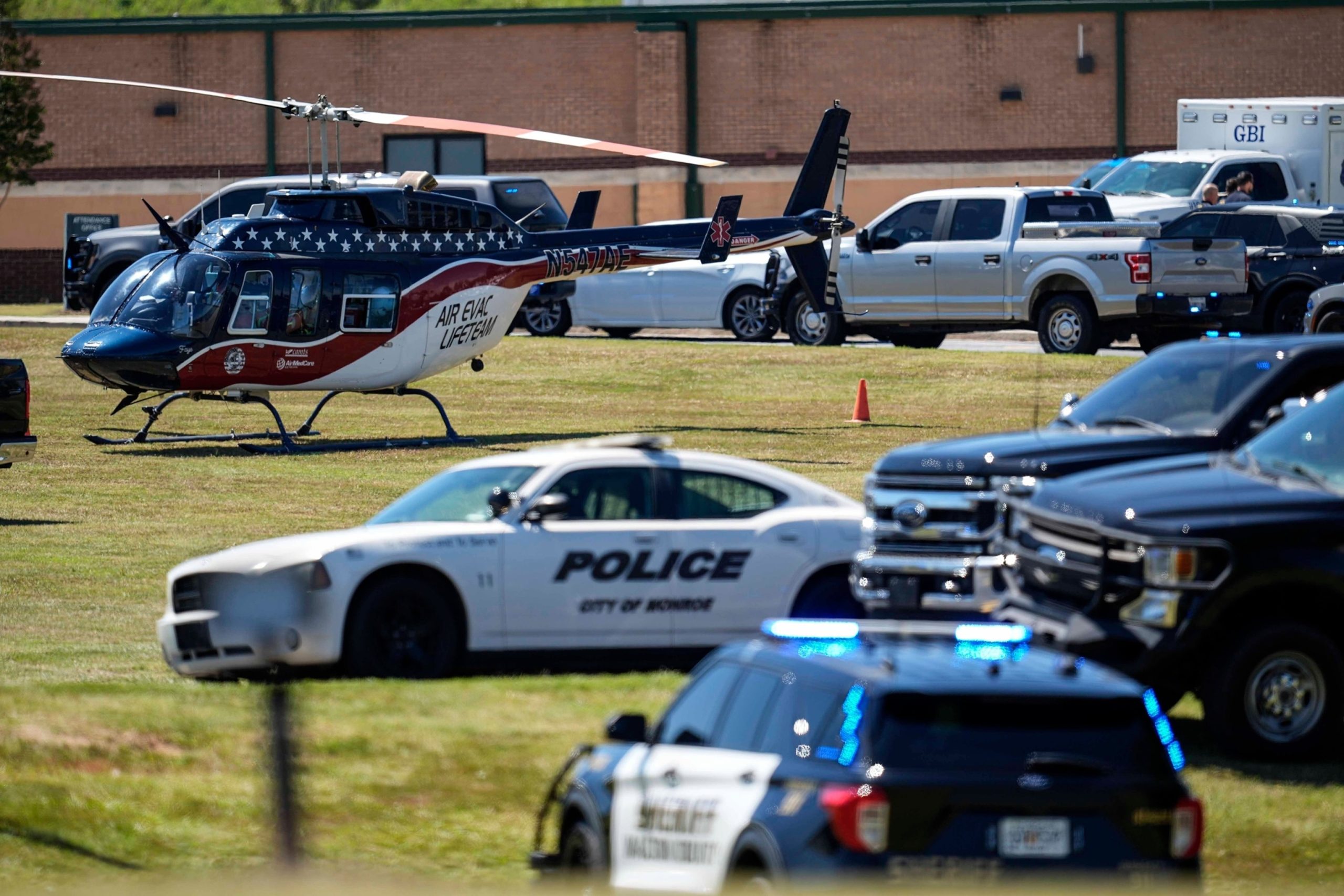 Teacher at Georgia high school expresses gratitude to individuals who helped during chaotic situation where they were shot