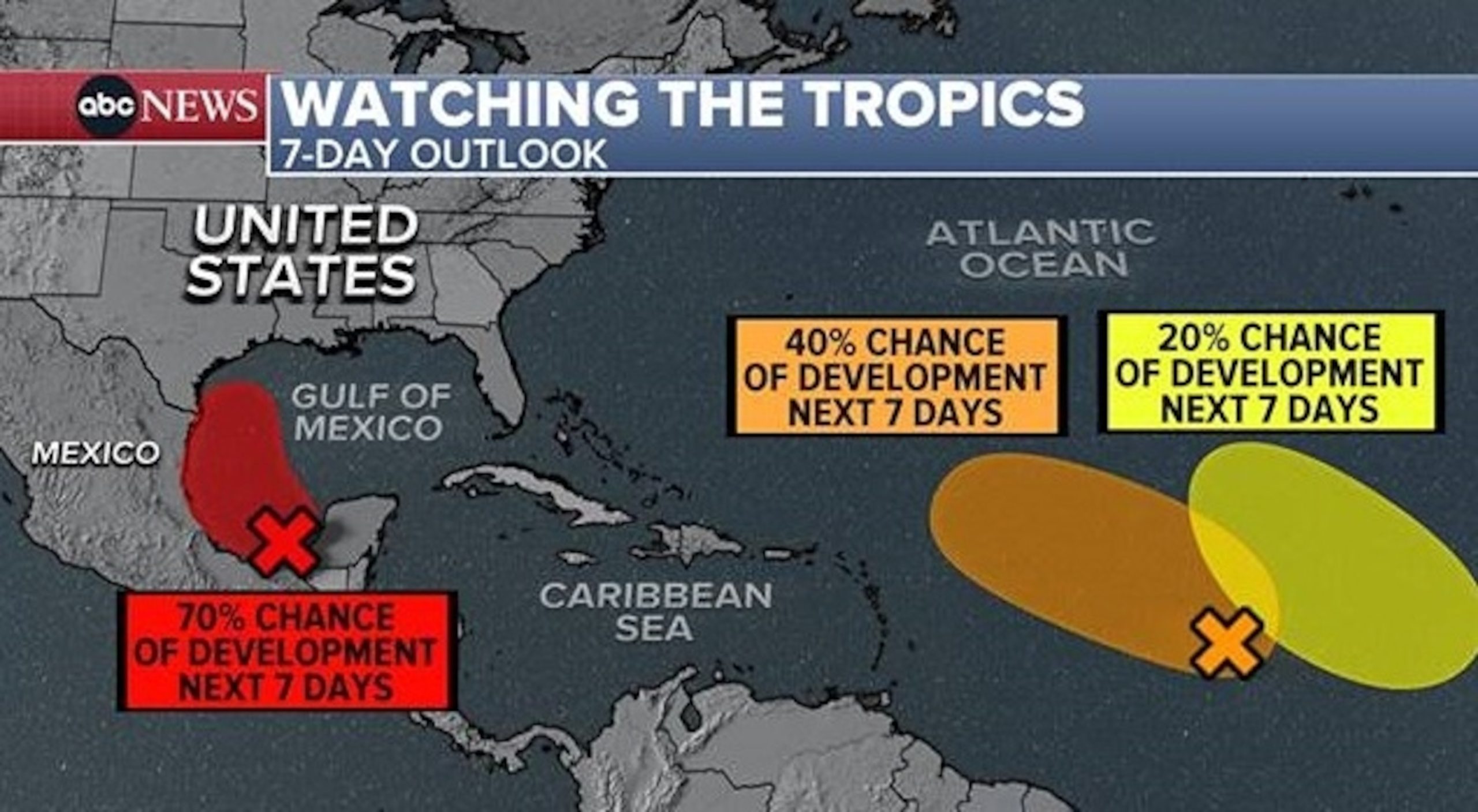 Tropical Depression Expected to Bring Heavy Rains to the Gulf Coast