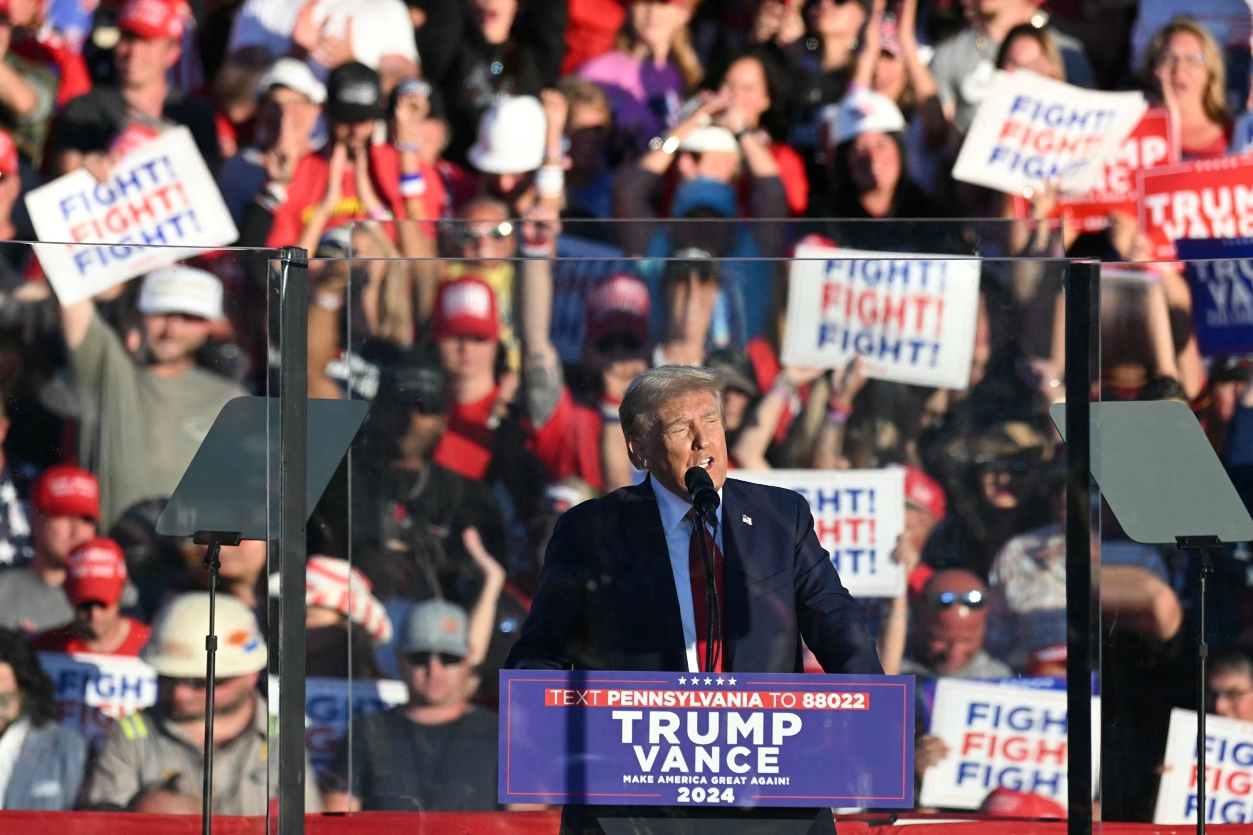 Increased security measures and loyal supporters greet Trump's return to Butler