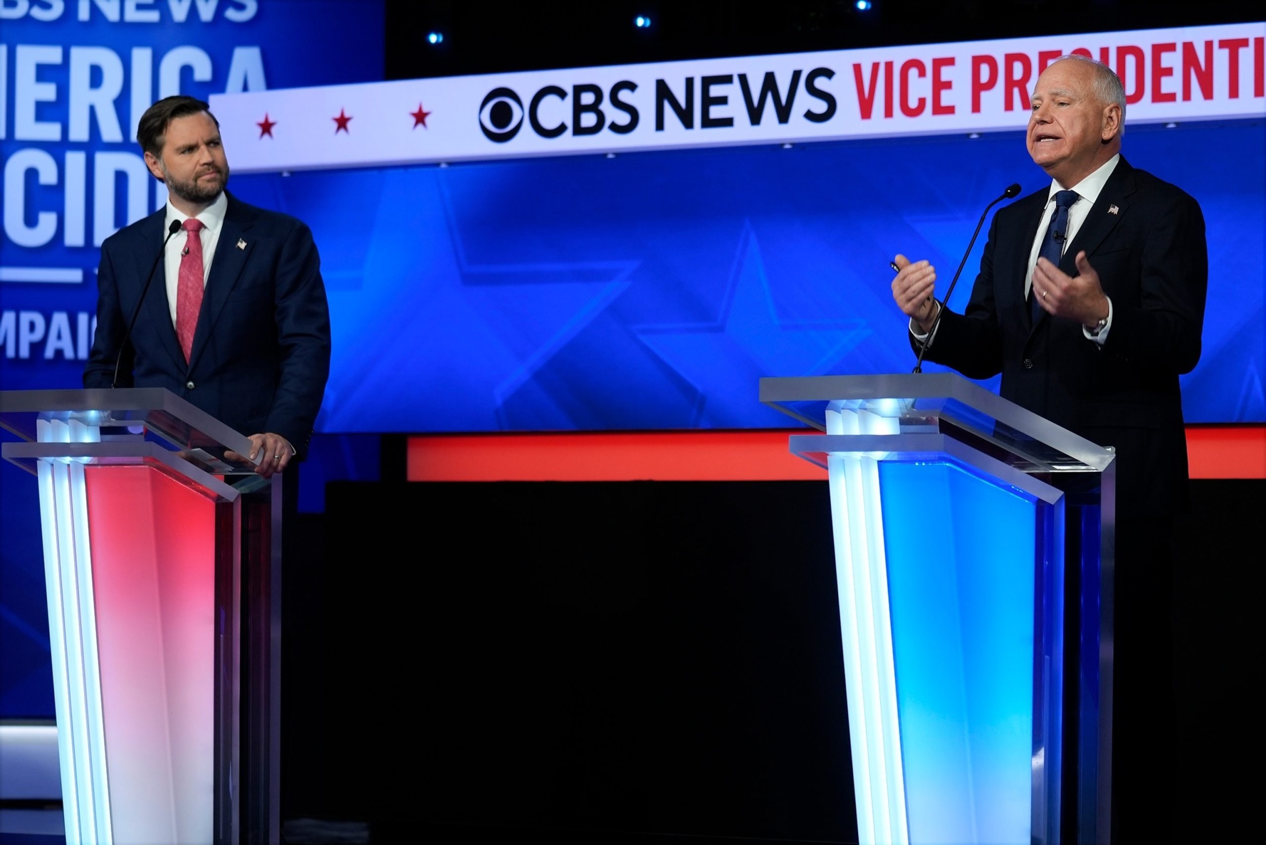 Mics of both candidates muted during vice presidential debate altercation