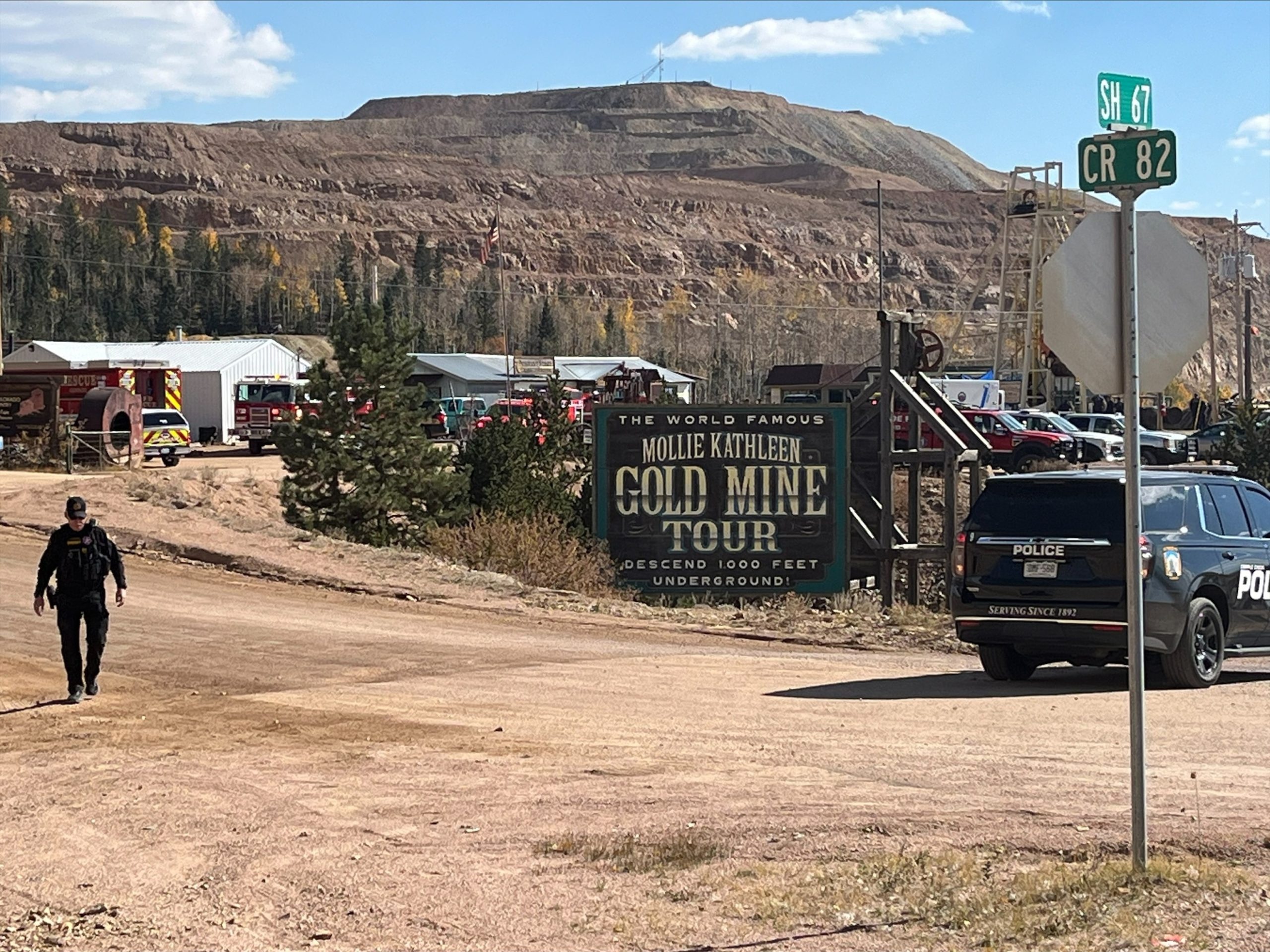 Officials report one fatality and 12 individuals currently trapped underground in a Colorado gold mine